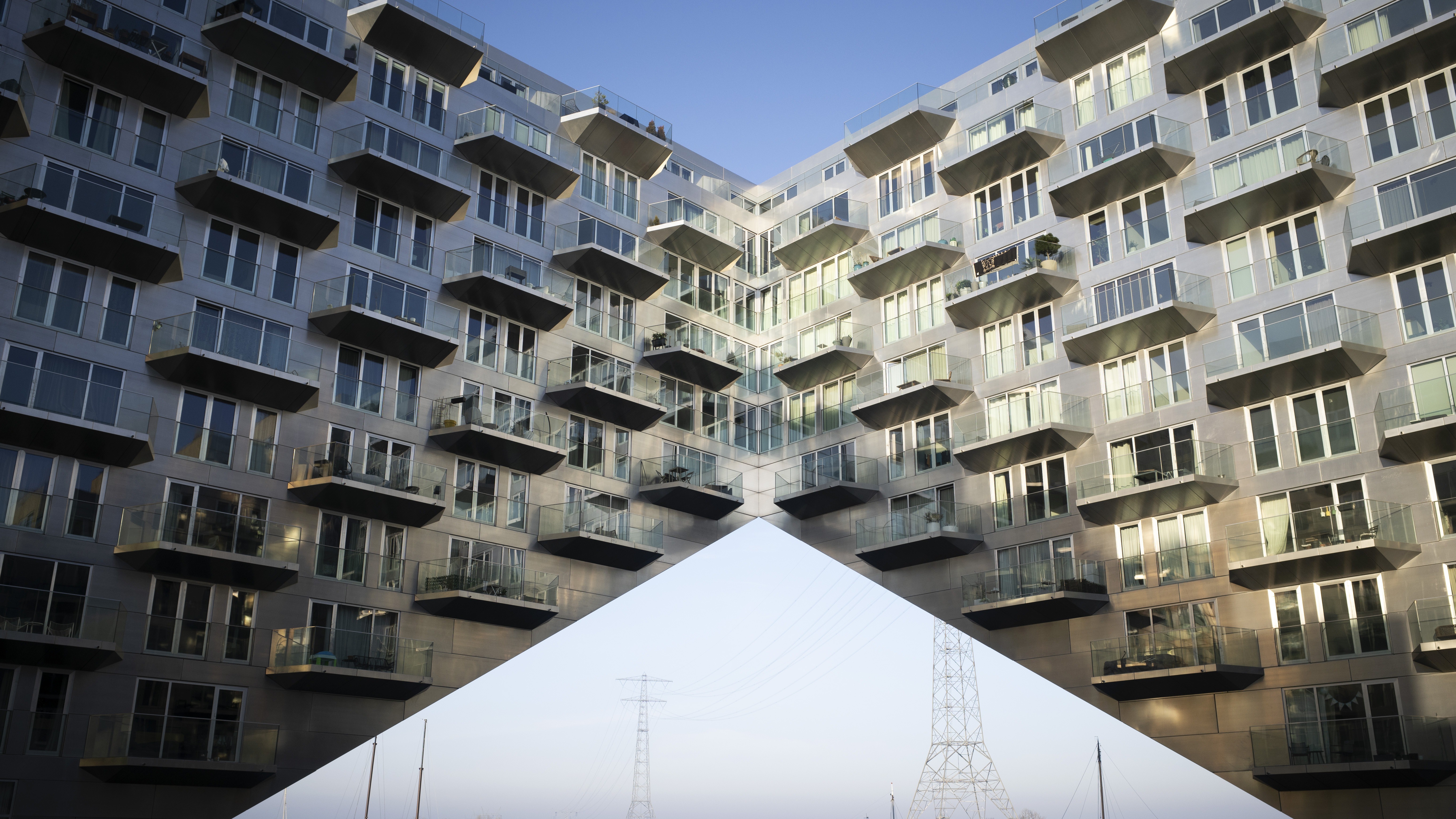 Sluishuis, ontworpen door Barcode en BIG. Beeld Olaf Kraak / ANP