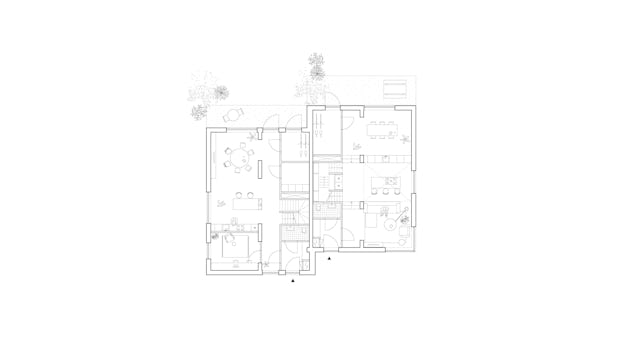 Begane grond, geschakelde woning