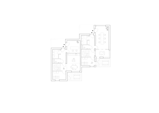 Begane grond, geschakelde woningen