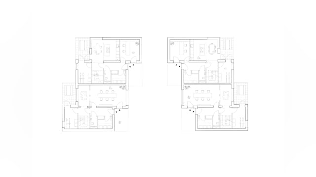 Begane grond, geschakelde woningen