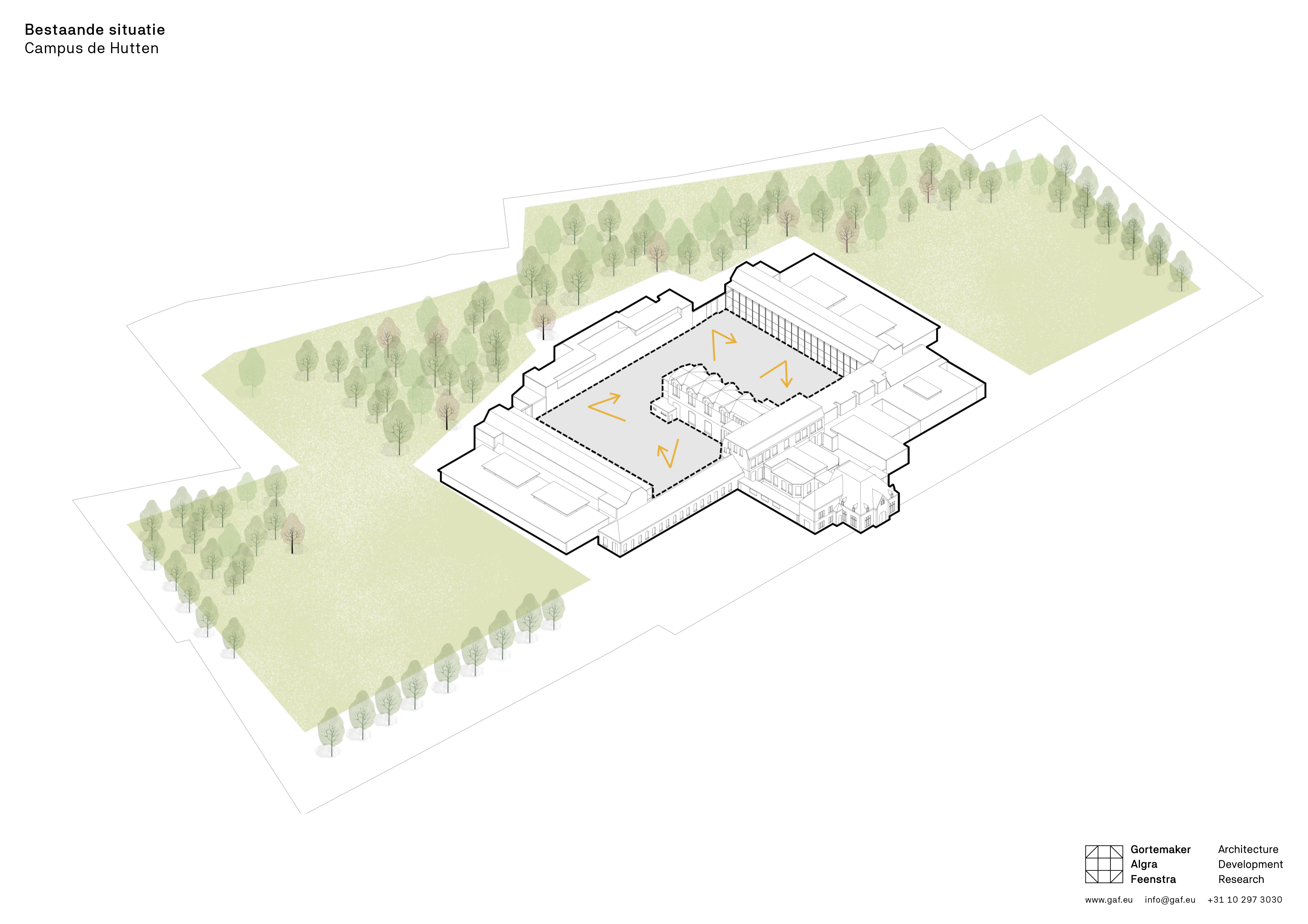 Bestaande situatie. Beeld Gortemaker Algra Feenstra
