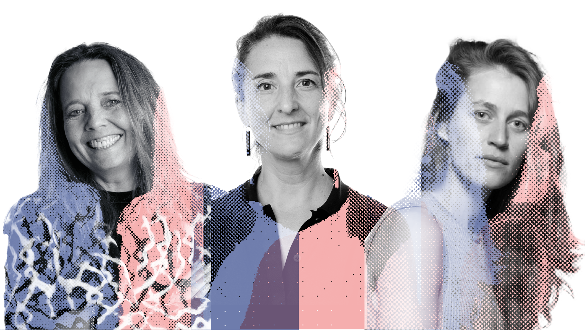 V.l.n.r. Majorie Jans, Lisa De Visscher en Carlijn Kingma. Beeld Loes Sikkes