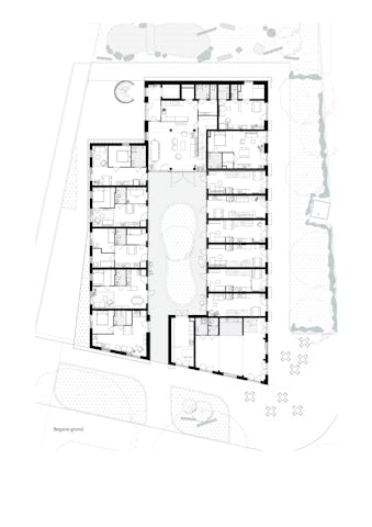 Plattegrond begane grond. Beeld Raumplan / Time to Access