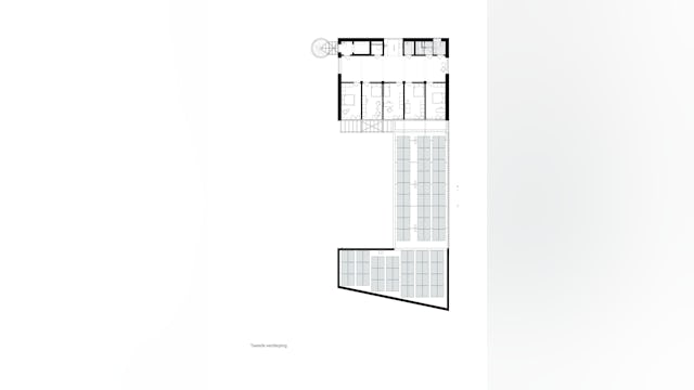 Plattegrond tweede verdieping. Beeld Raumplan / Time to Access