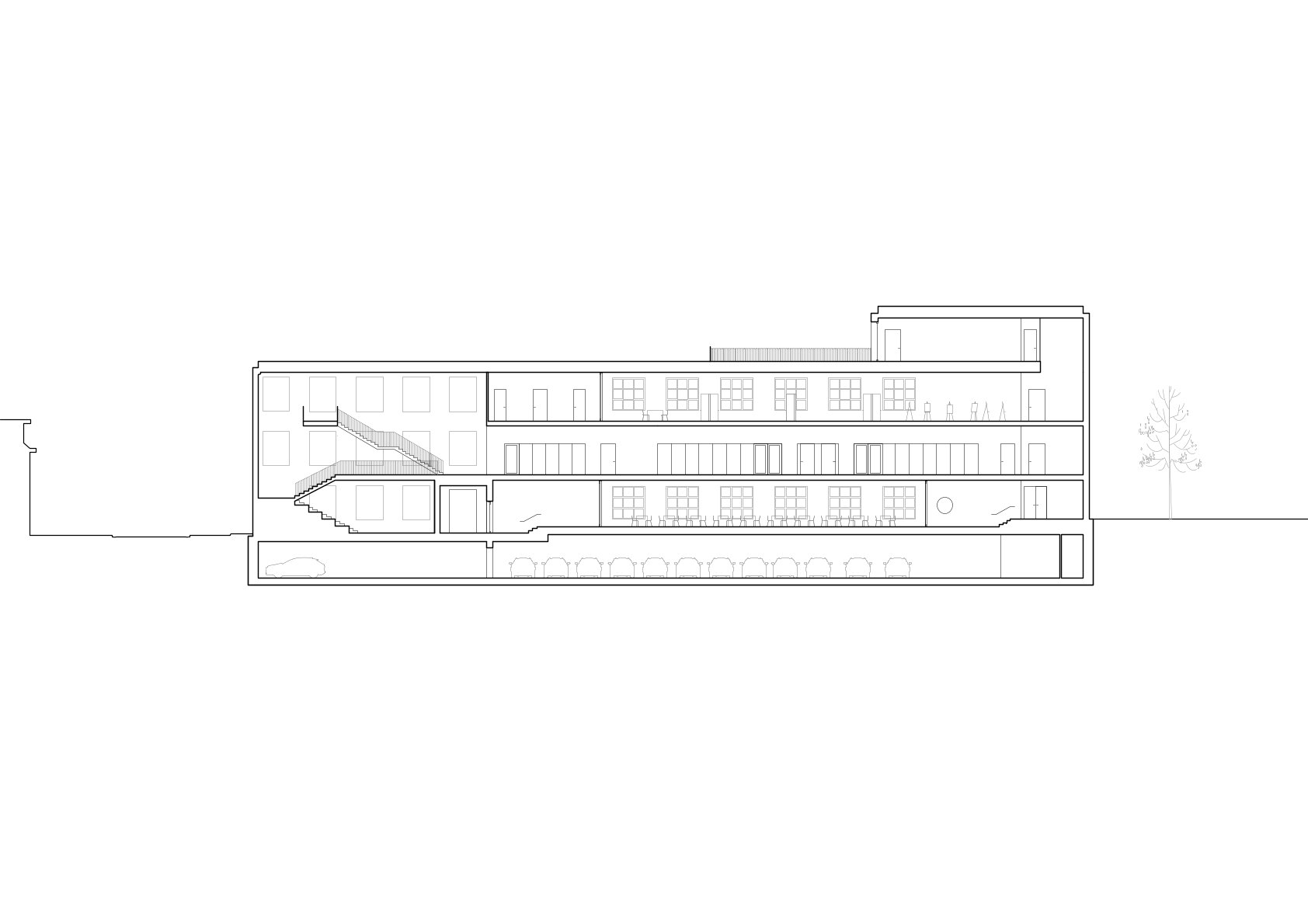 Doorsnede. Beeld Felt architecture & design