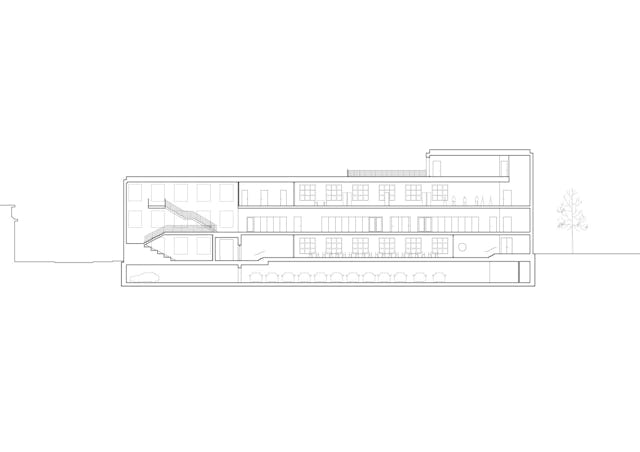 Doorsnede. Beeld Felt architecture & design