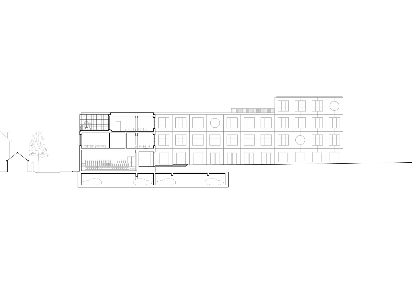 Doorsnede. Beeld Felt architecture & design