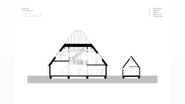 Doorsnede. Beeld Snitker/Borst Architects