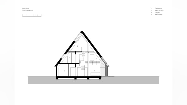 Doorsnede. Beeld Snitker/Borst Architects