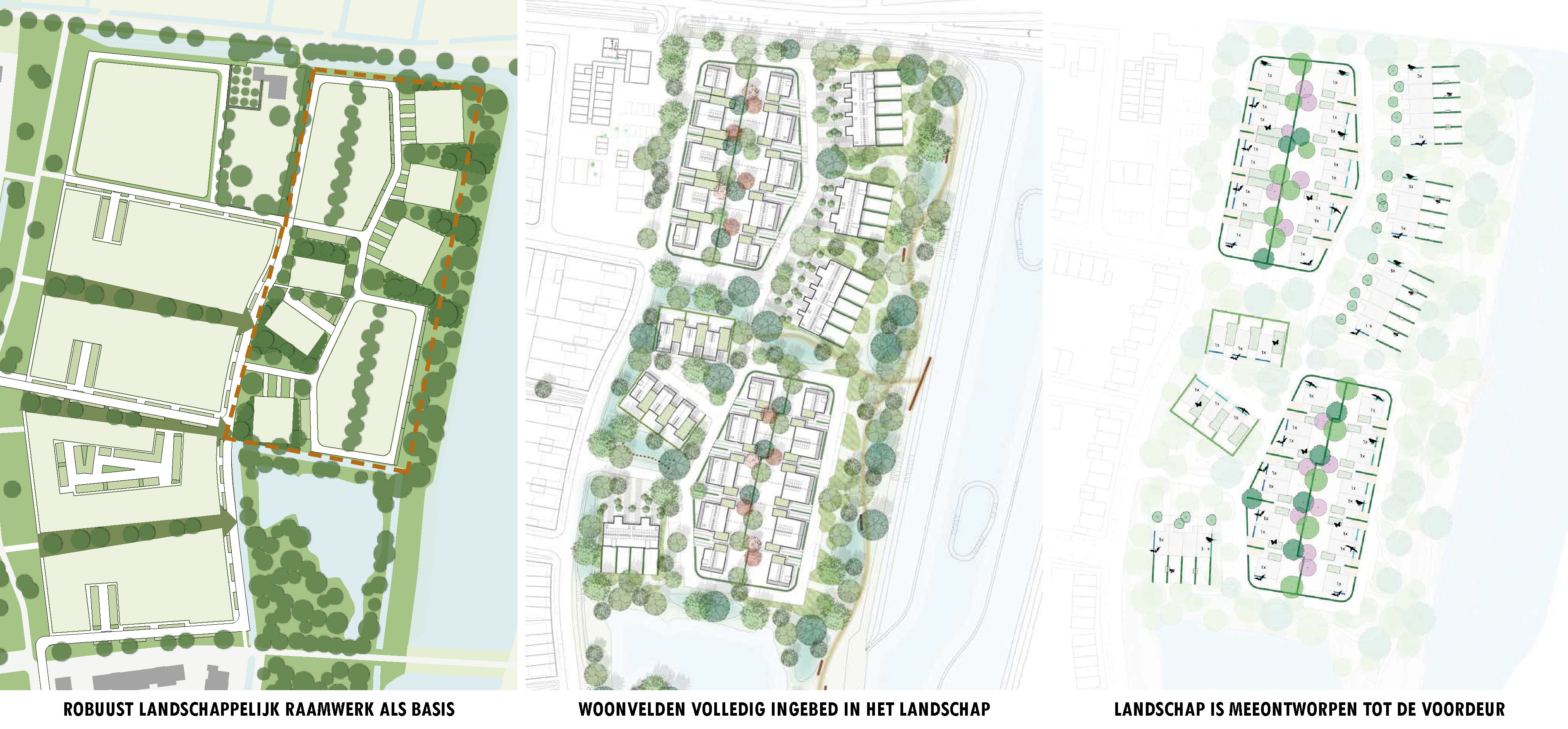 Conceptdiagrammen. Beeld Mix Architectuur