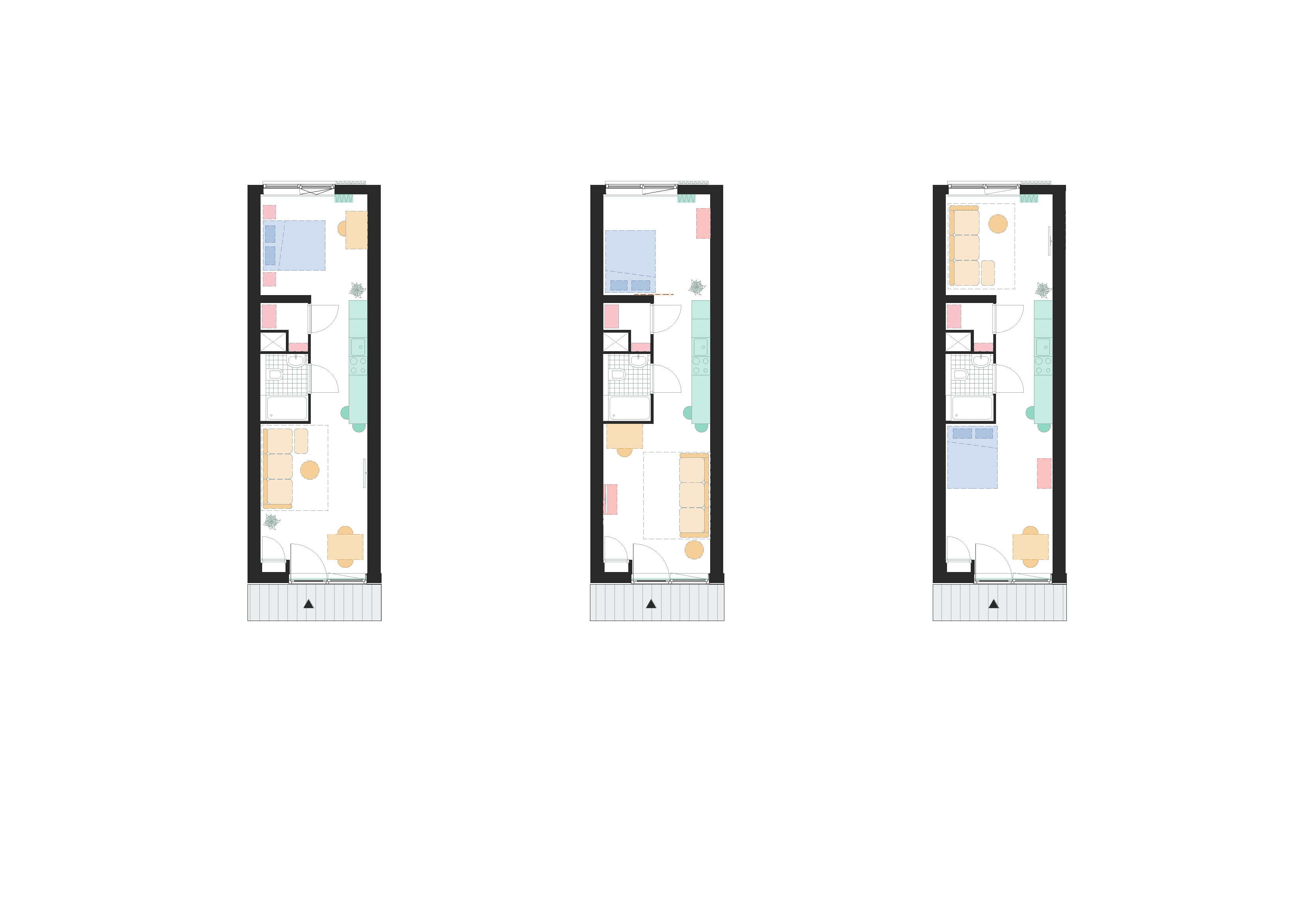 Studio indeling. Beeld Marc Koehler Associates