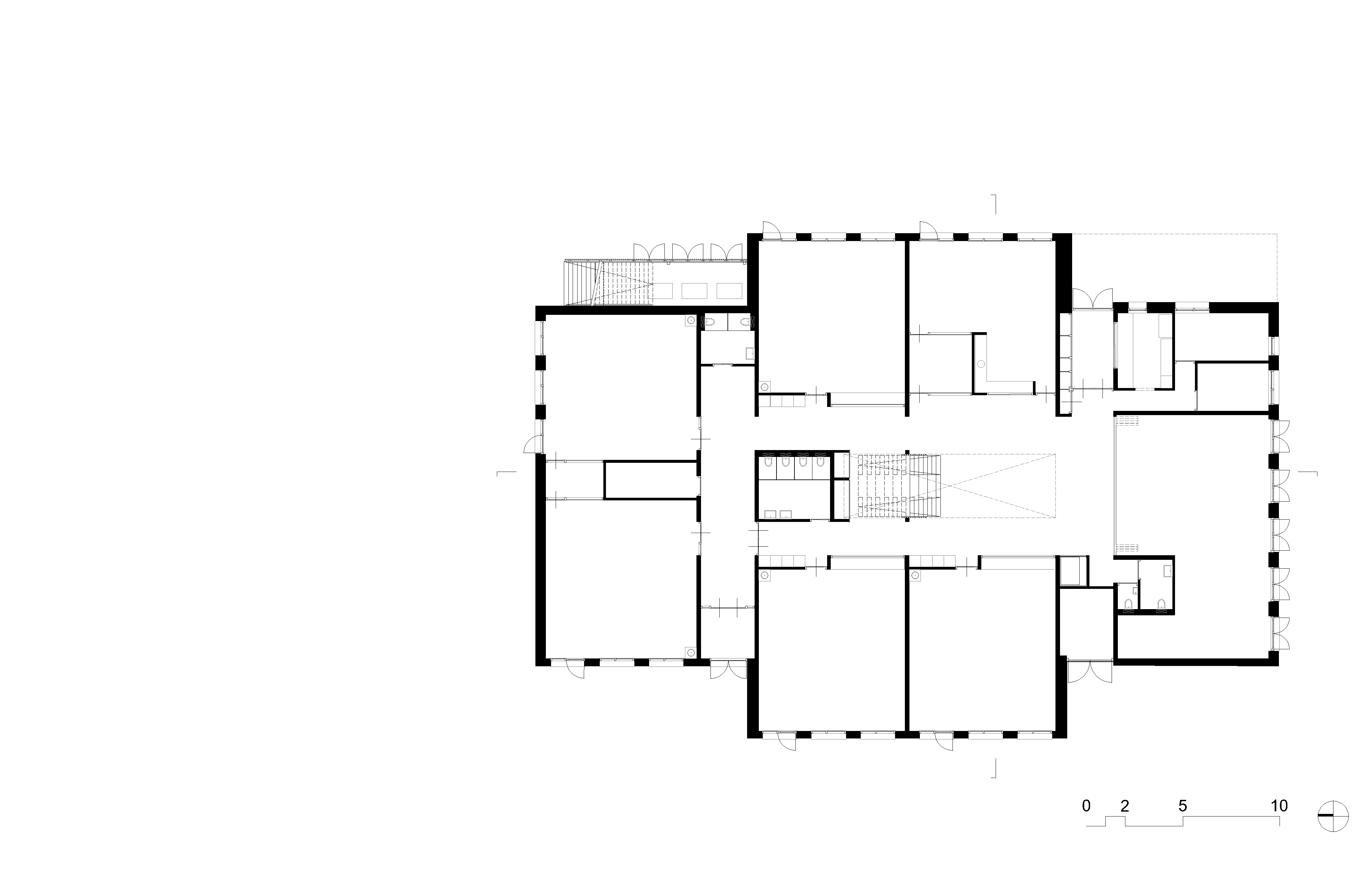 Plattegrond begane grond. Beeld Grosfeld Bekkers van der Velde Architecten