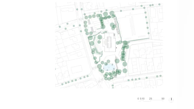 Situatietekening. Beeld Grosfeld Bekkers van der Velde Architecten