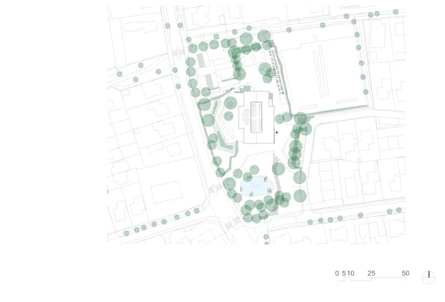 Situatietekening. Beeld Grosfeld Bekkers van der Velde Architecten