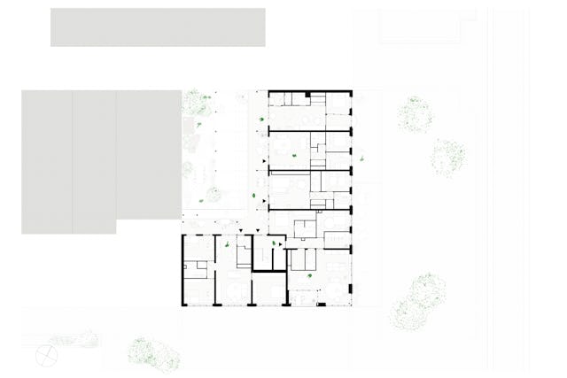 Plattegrond eerste verdieping. Beeld Time to Access