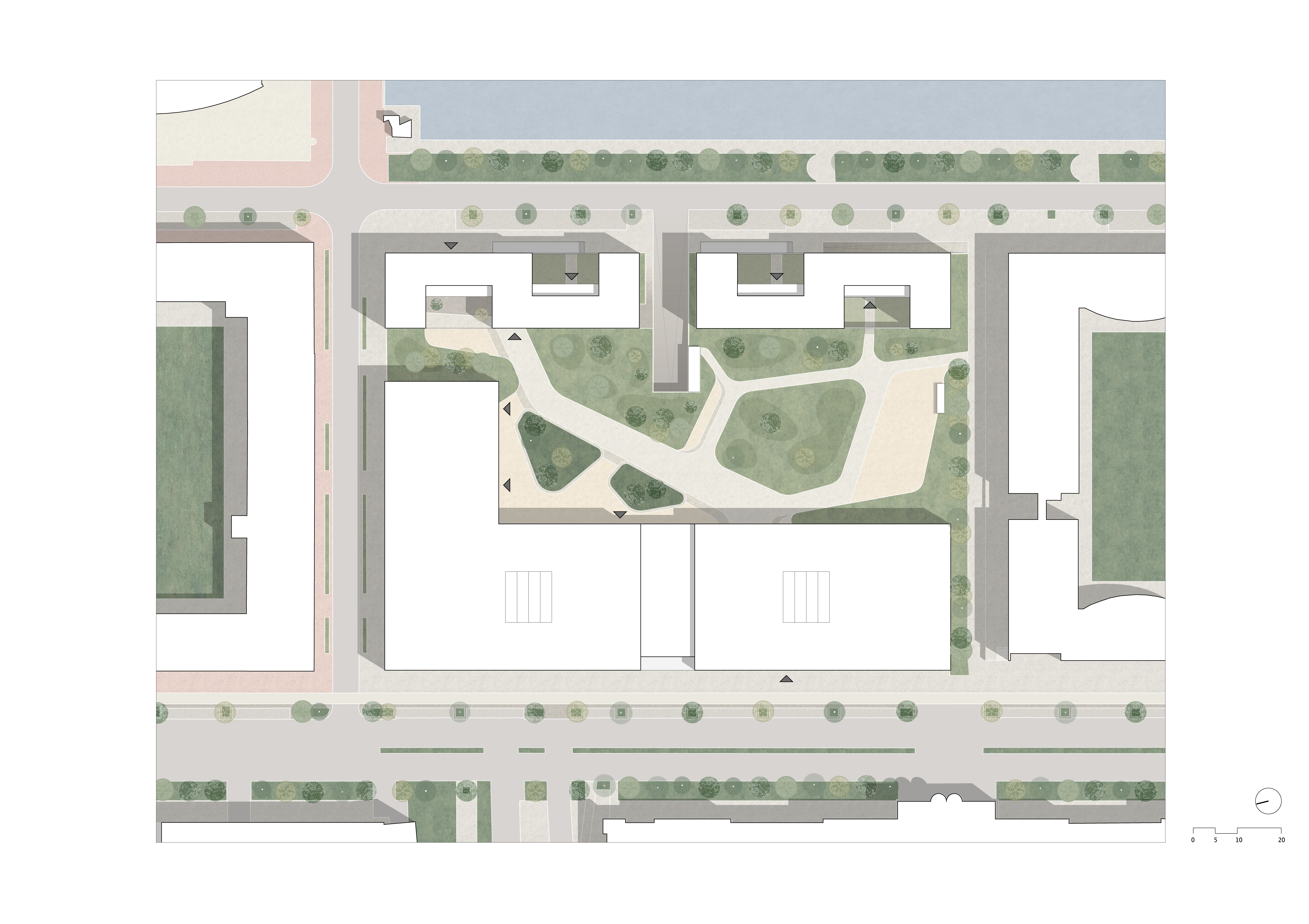 Situatietekening. Beeld DP6 architectuurstudio