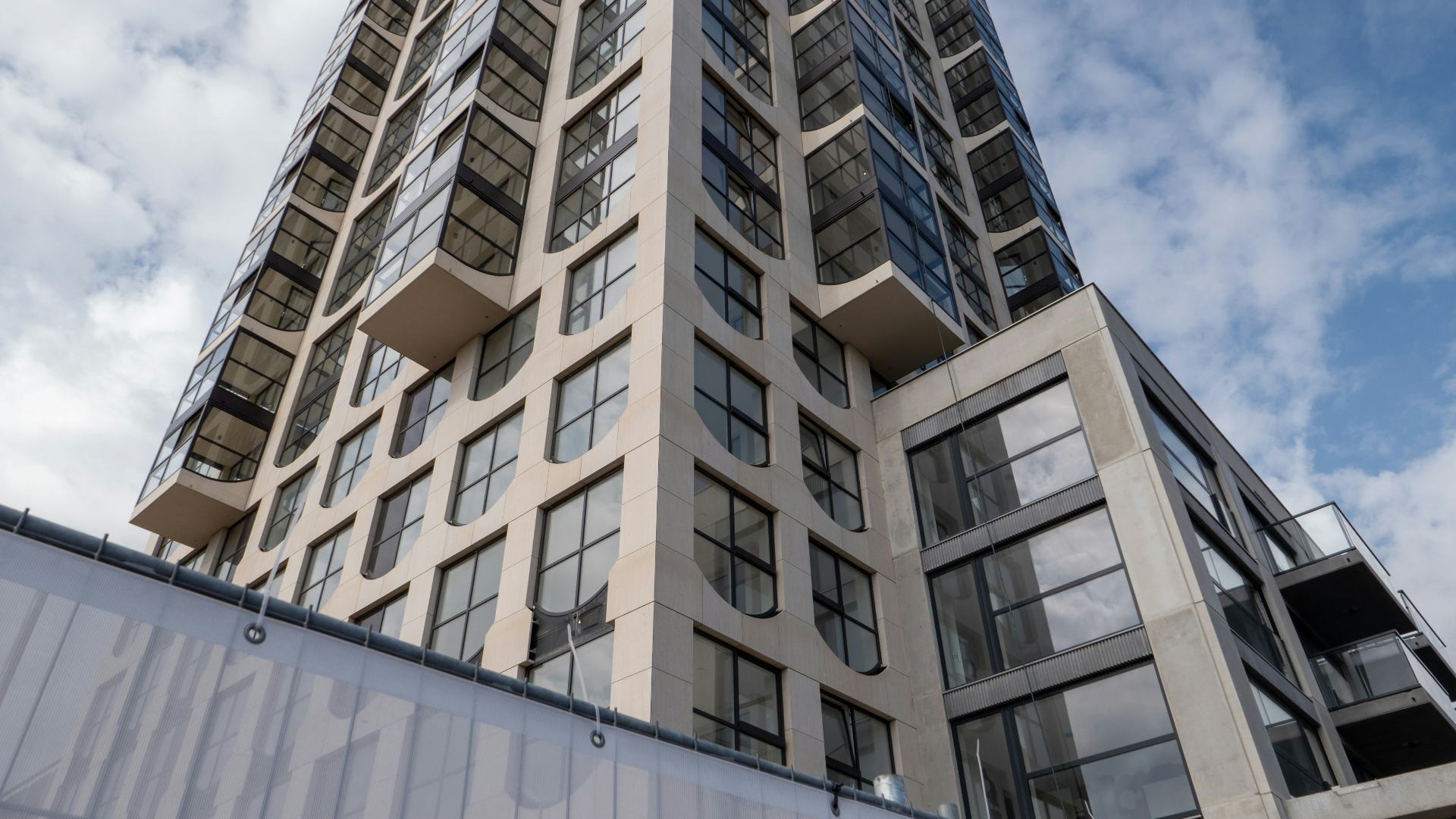 Woontoren Flow in Eindhoven door Mei Architects and Planners. Beeld ANP / Hollandse Hoogte / Astrid Huis