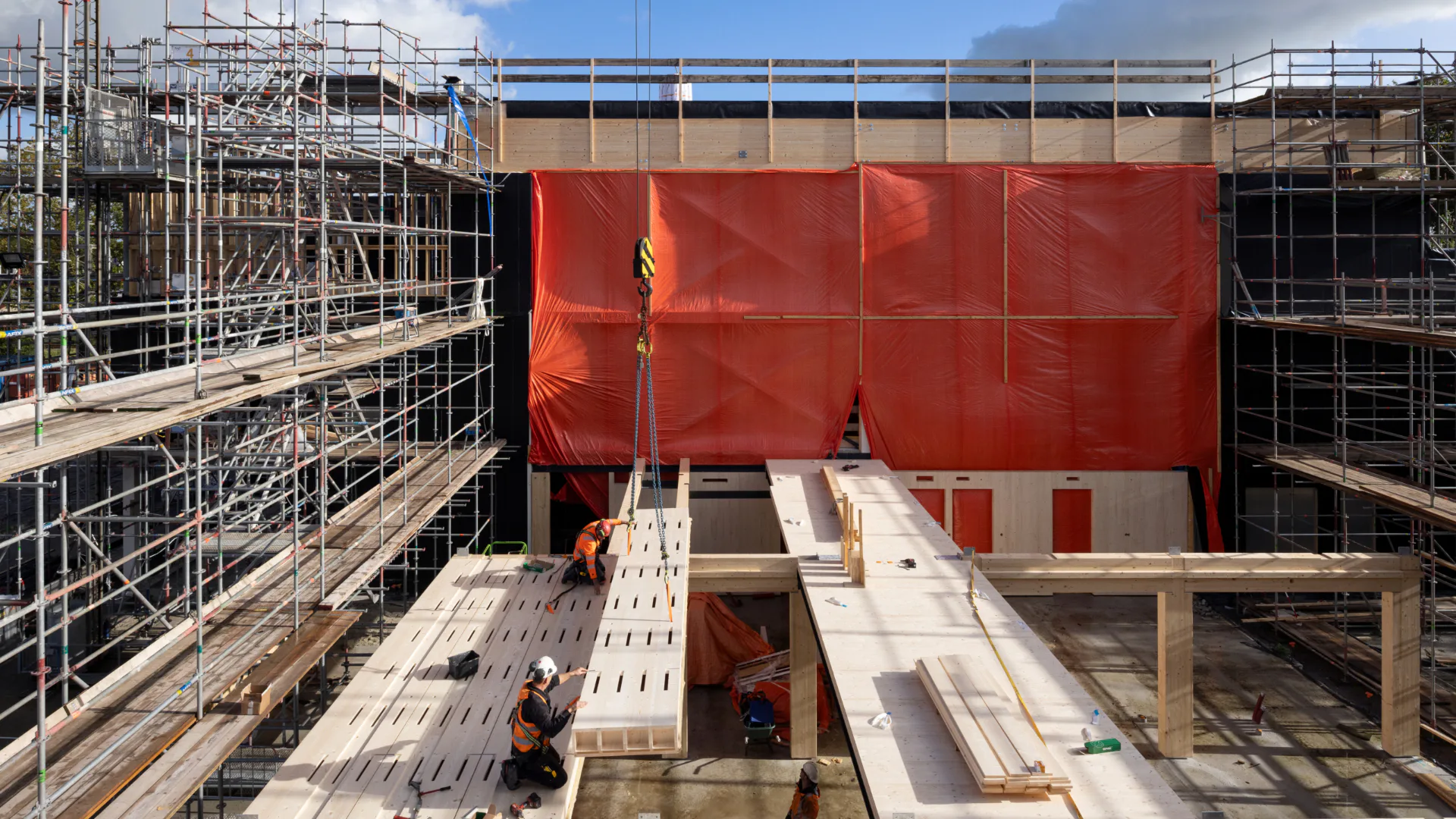 De Paris Proof constructie van IKEC De Zevensprong in Hoorn door KRFT. Beeld Christian van der Kooy