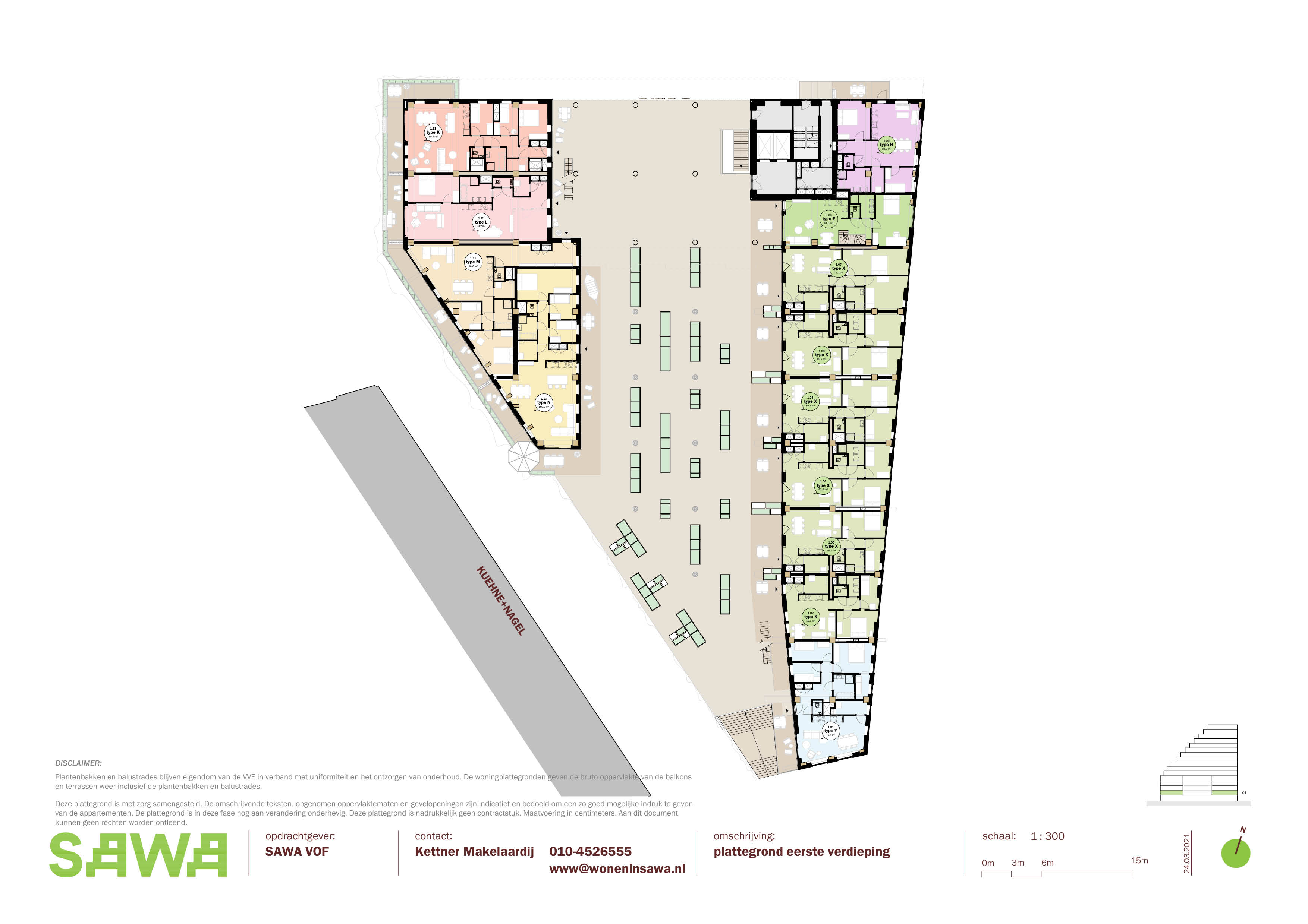 Plattegrond eerste verdieping. Beeld Mei architects and planners