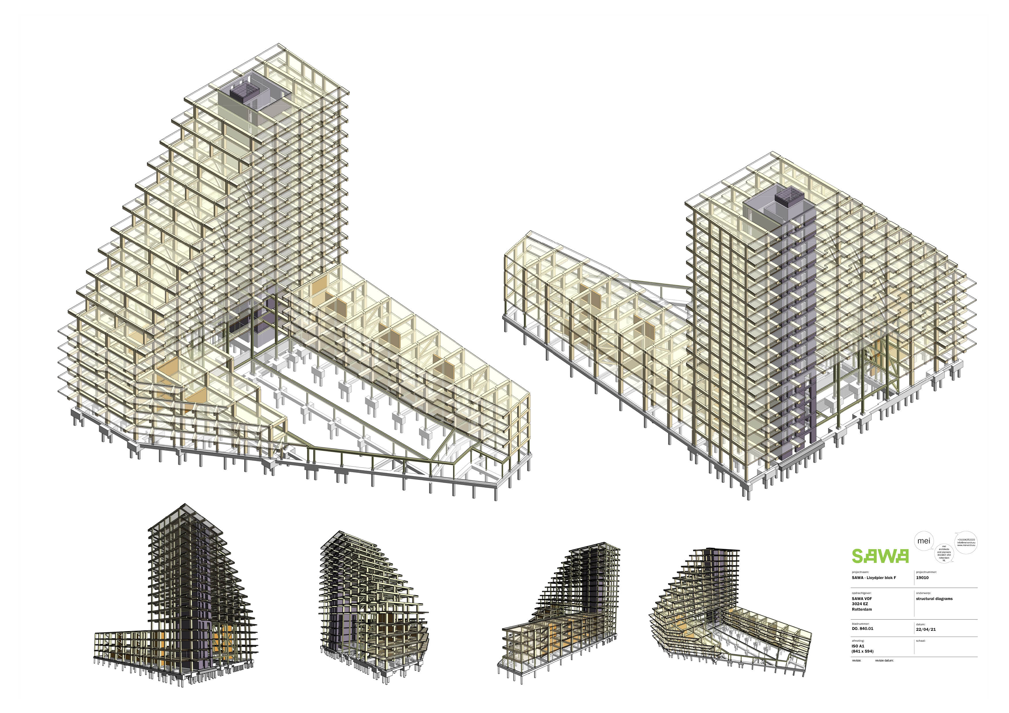 Structurele diagrammen. Beeld Mei architects and planners