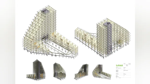 Structurele diagrammen. Beeld Mei architects and planners