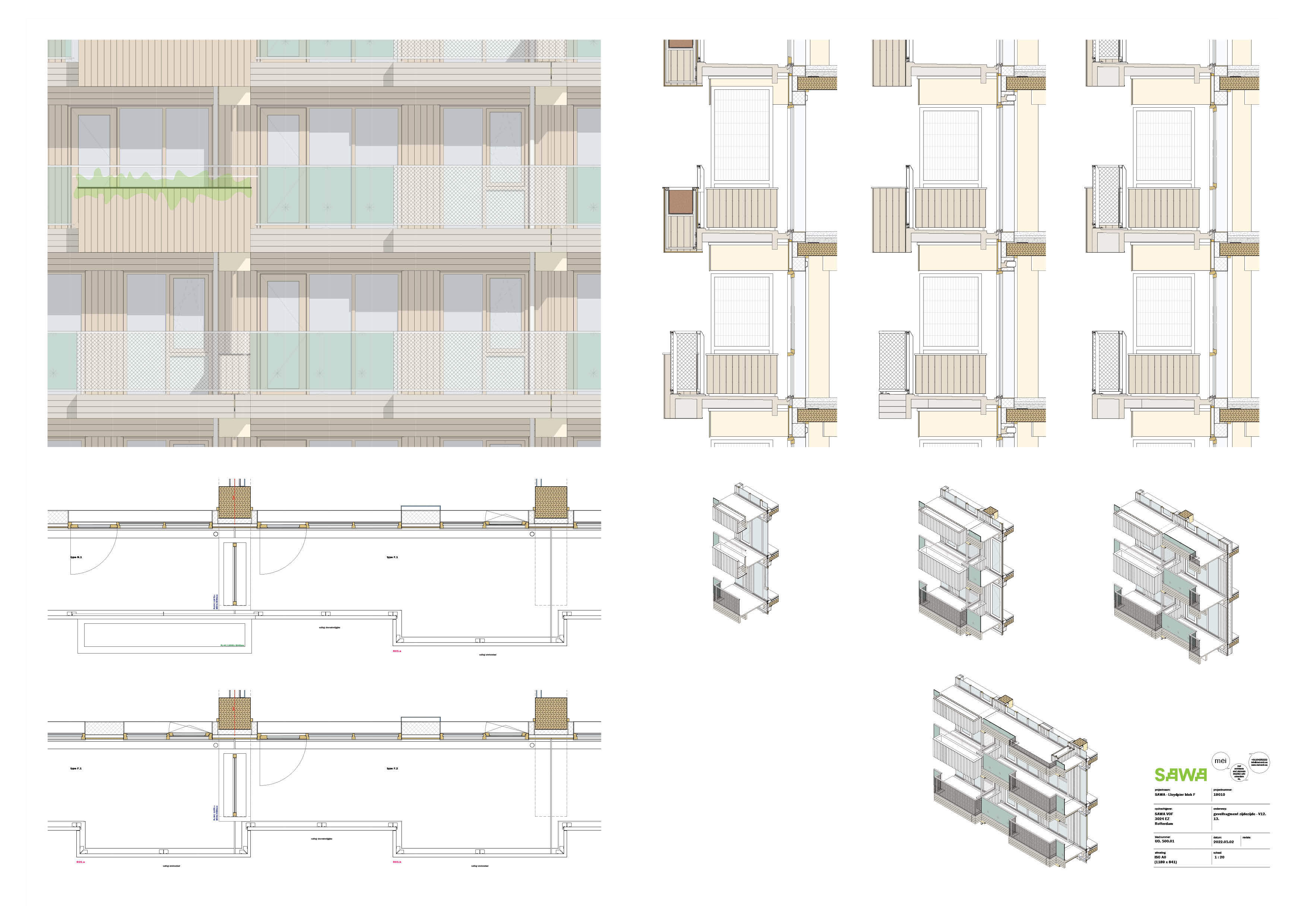 Detailtekeningen. Beeld Mei architects and planners