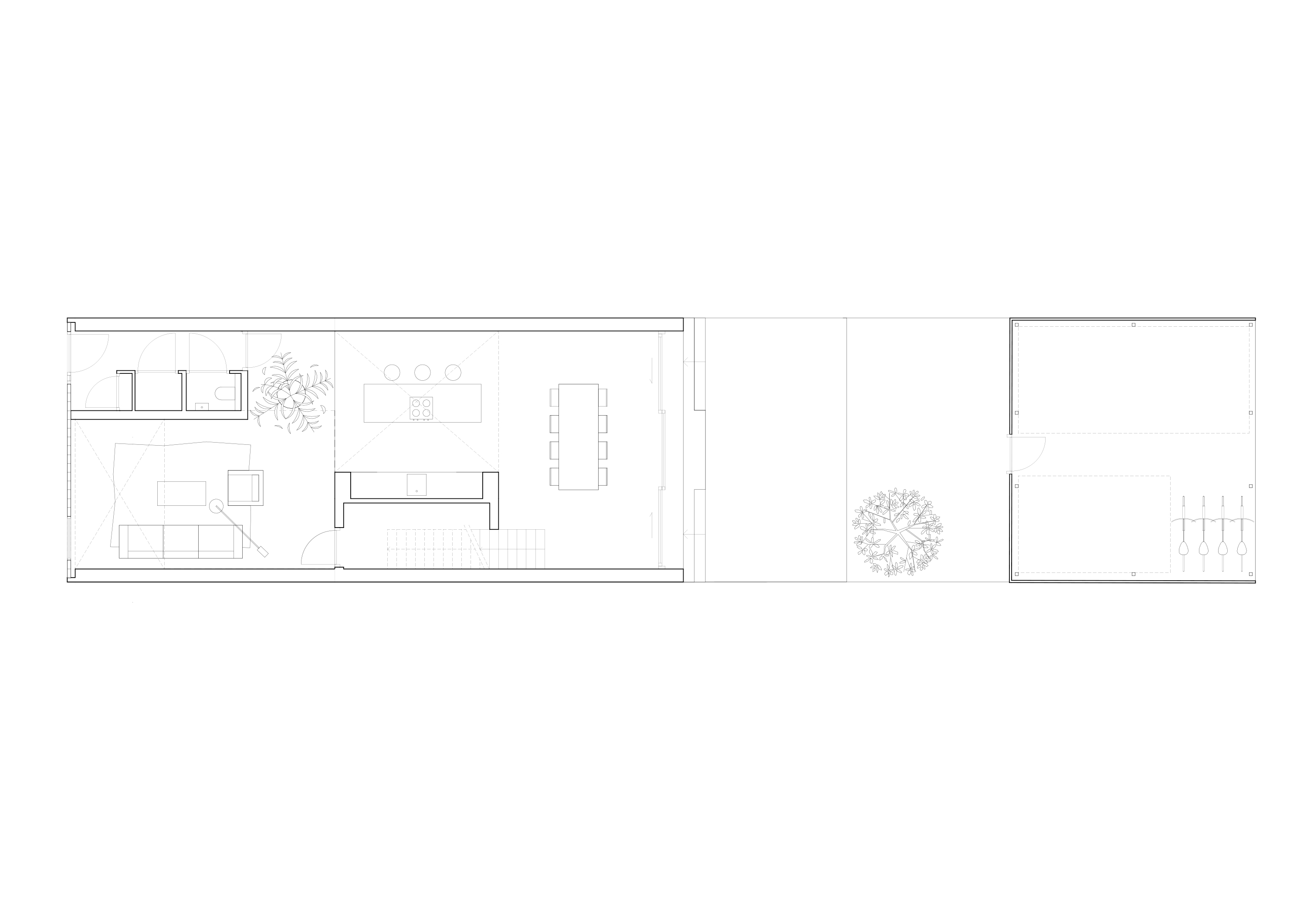 Plattegrond begane grond. Beeld Studioninedots