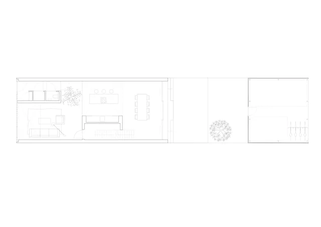 Plattegrond begane grond. Beeld Studioninedots