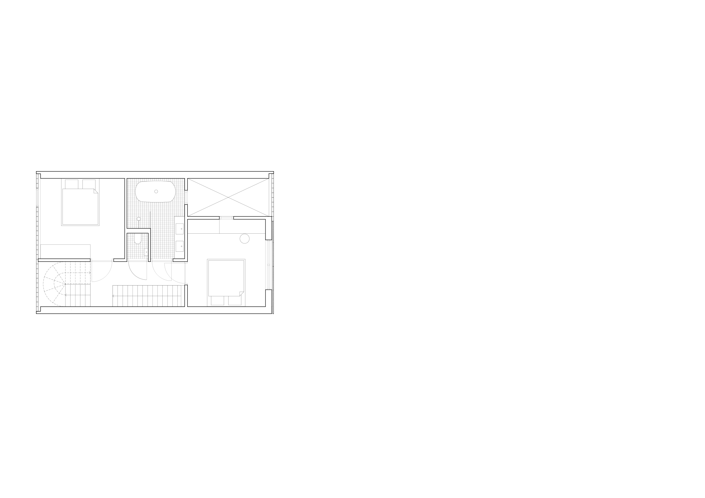 Plattegrond tweede verdieping. Beeld Studioninedots
