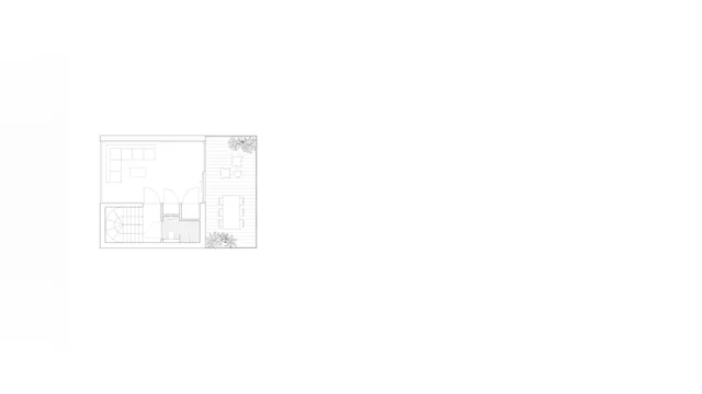 Plattegrond vierde verdieping. Beeld Studioninedots