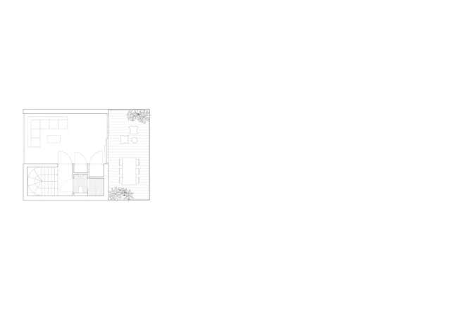 Plattegrond vierde verdieping. Beeld Studioninedots