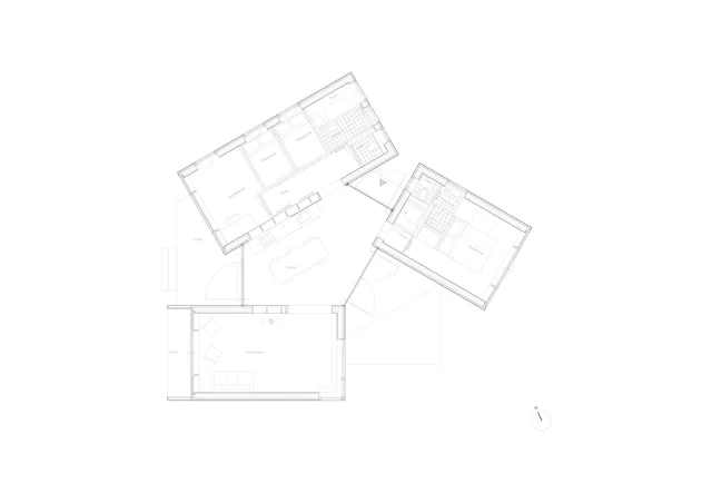 Plattegrond begane grond. Beeld Woonpioniers
