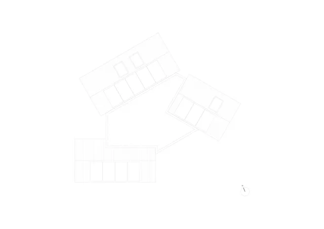 Plattegrond daken. Beeld Woonpioniers