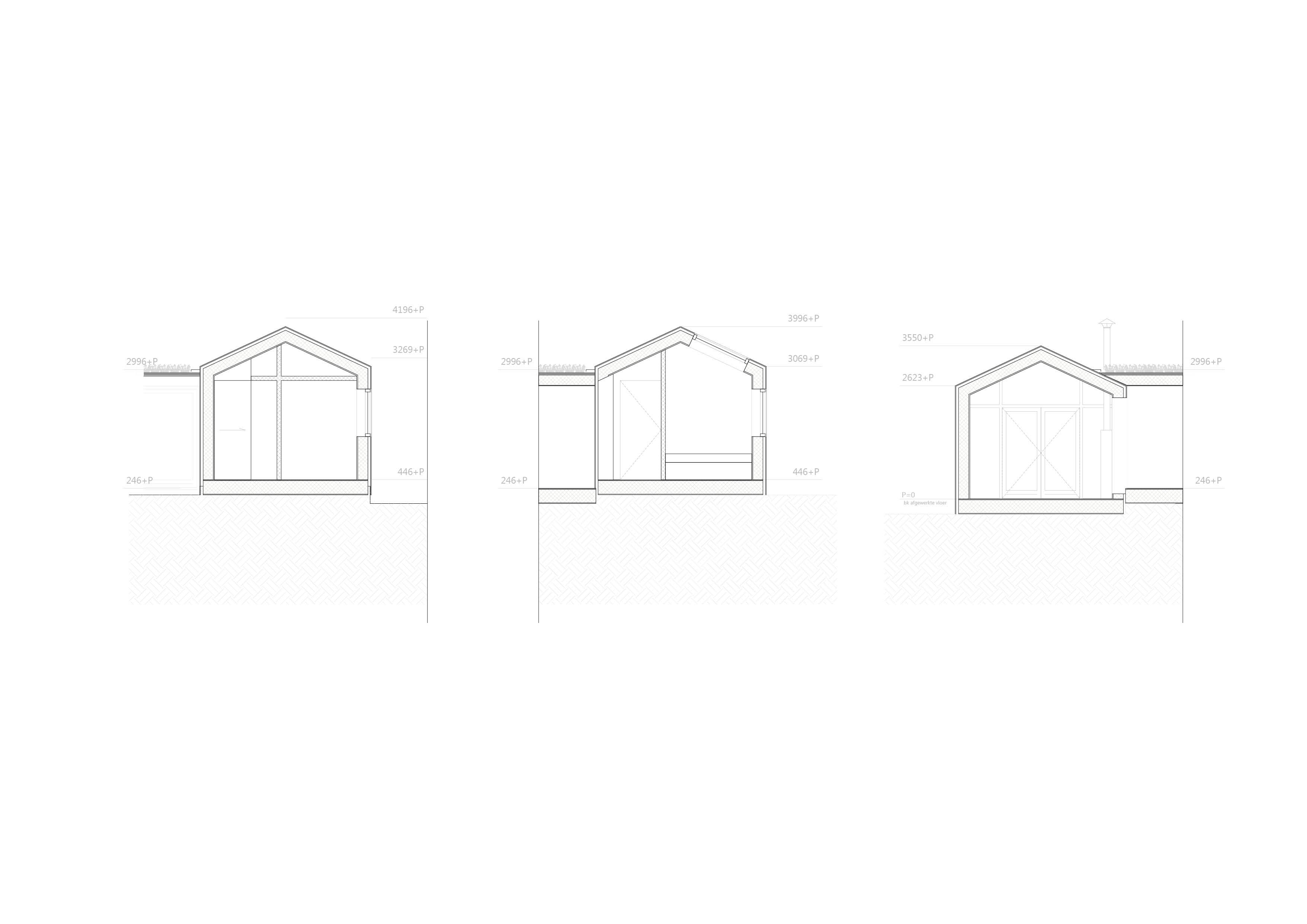 Doorsnedes. Beeld Woonpioniers