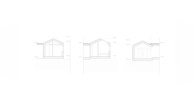 Doorsnedes. Beeld Woonpioniers