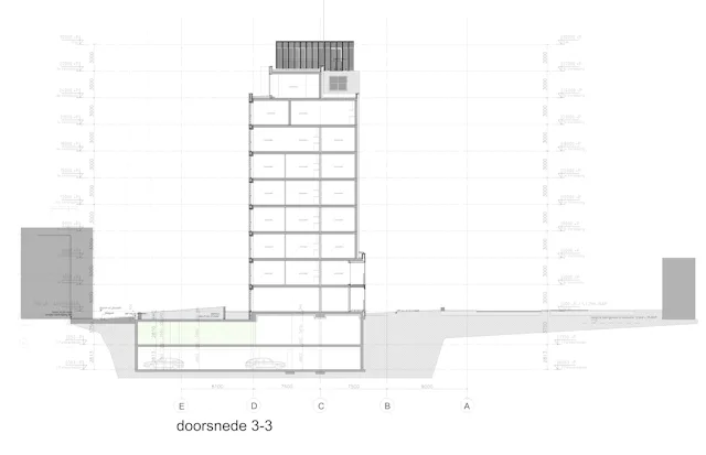Doorsnede. Beeld TANGRAM Architekten