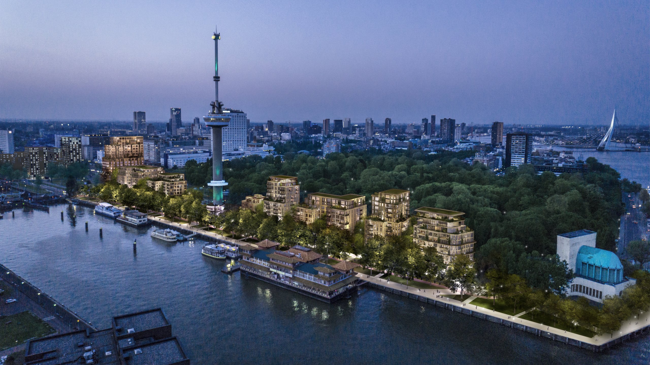 Artist impressie van ParkHaven010. Beeld ERA Contour