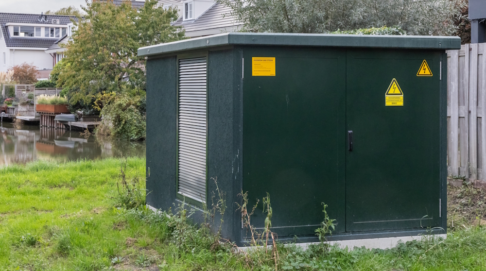Een elektriciteitshuisje in Utrecht. Beeld Gemeente Utrecht
