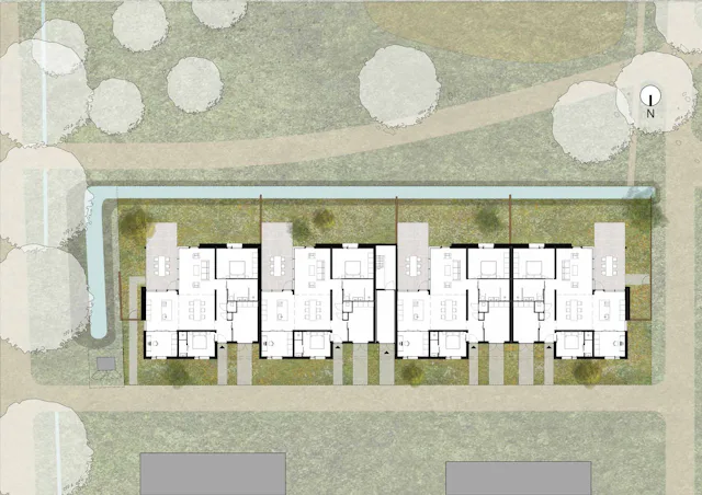 Situatietekening. Beeld Bygg Architecture & Design