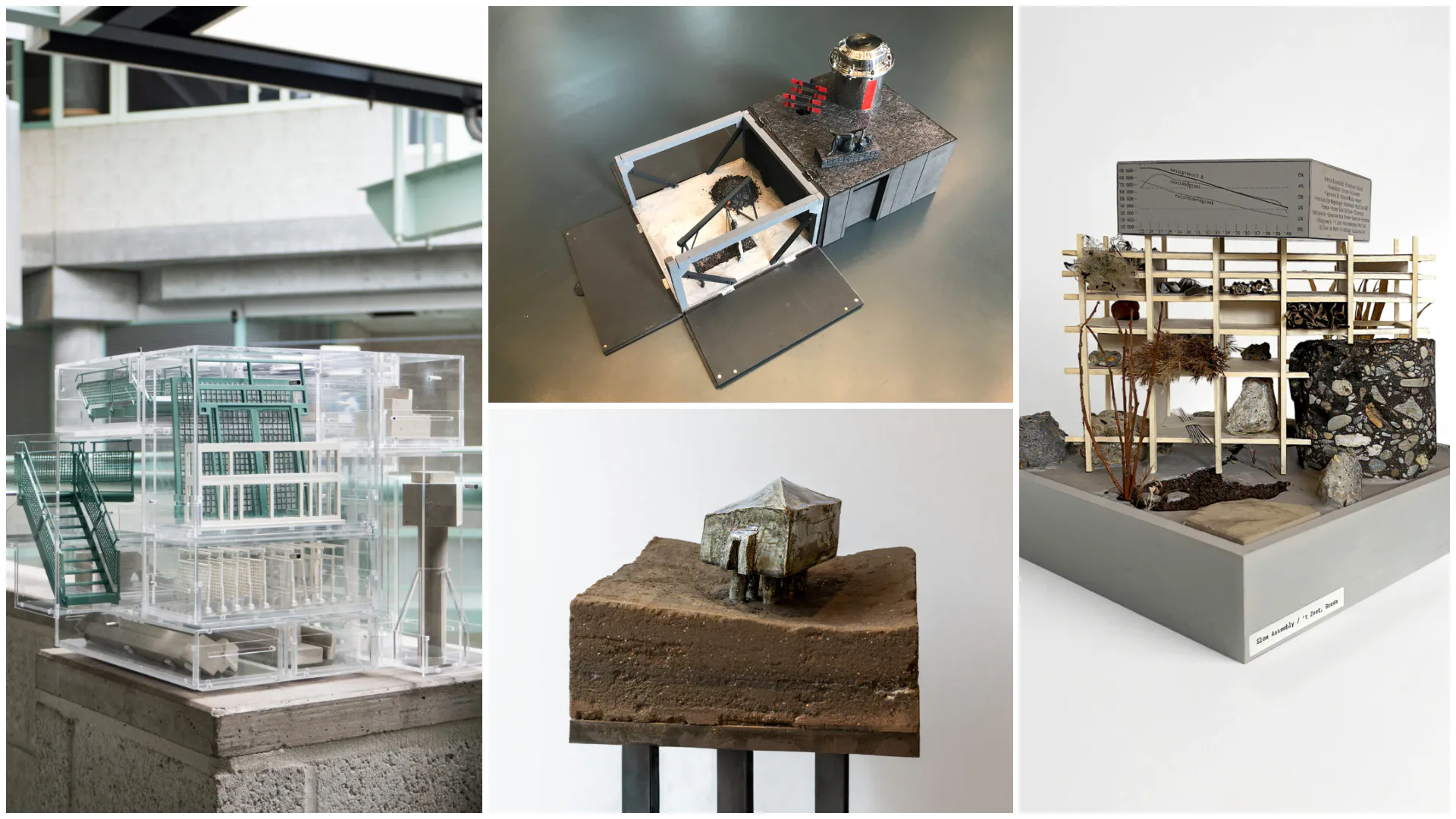 De vier genomineerden op de Short List van de Prix de Rome. Beeld de Architect