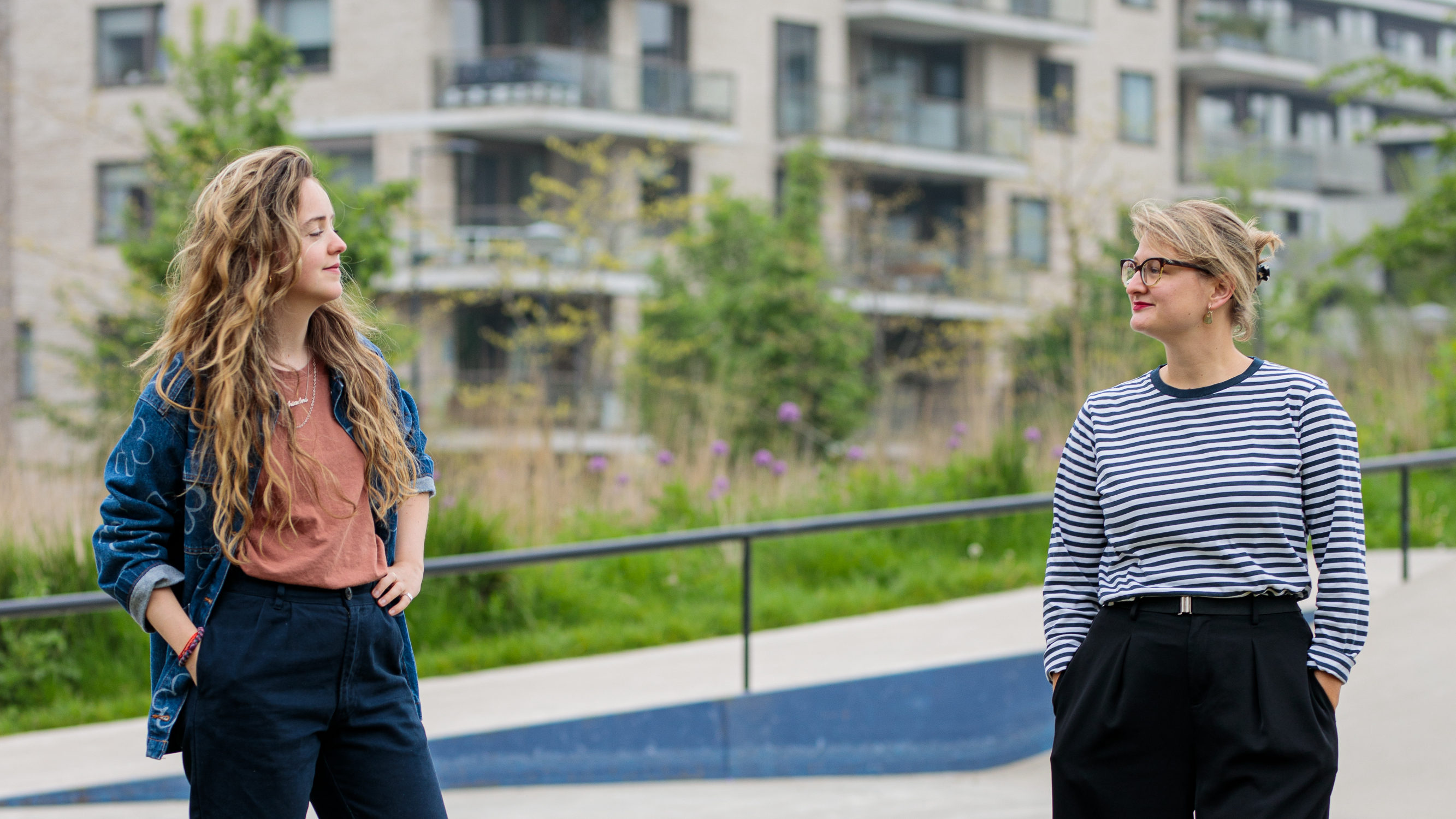 Michelle en Ariadne. Beeld David Meulenbeld