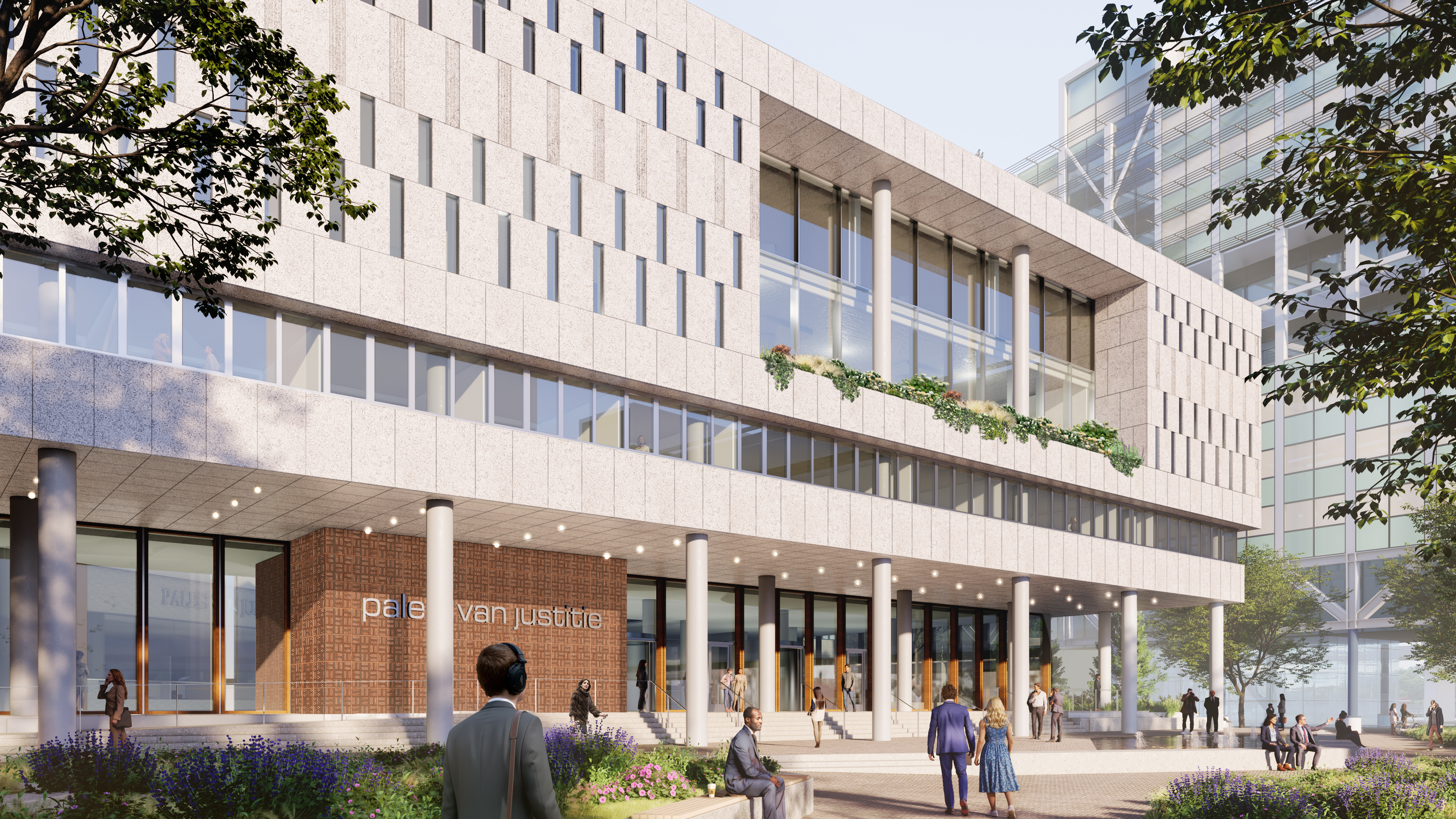 Transformatie Paleis van Justitie Den Haag. Beeld Consortium PvJ