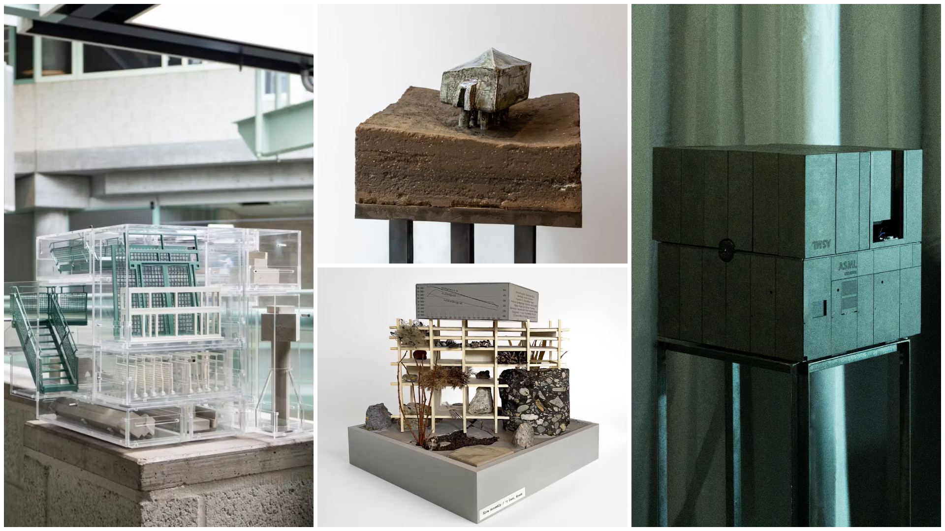 De vier genomineerden op de Short List van de Prix de Rome. Beeld de Architect