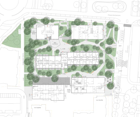 Landschapstekening. Beeld Hosper landschapsarchitectuur