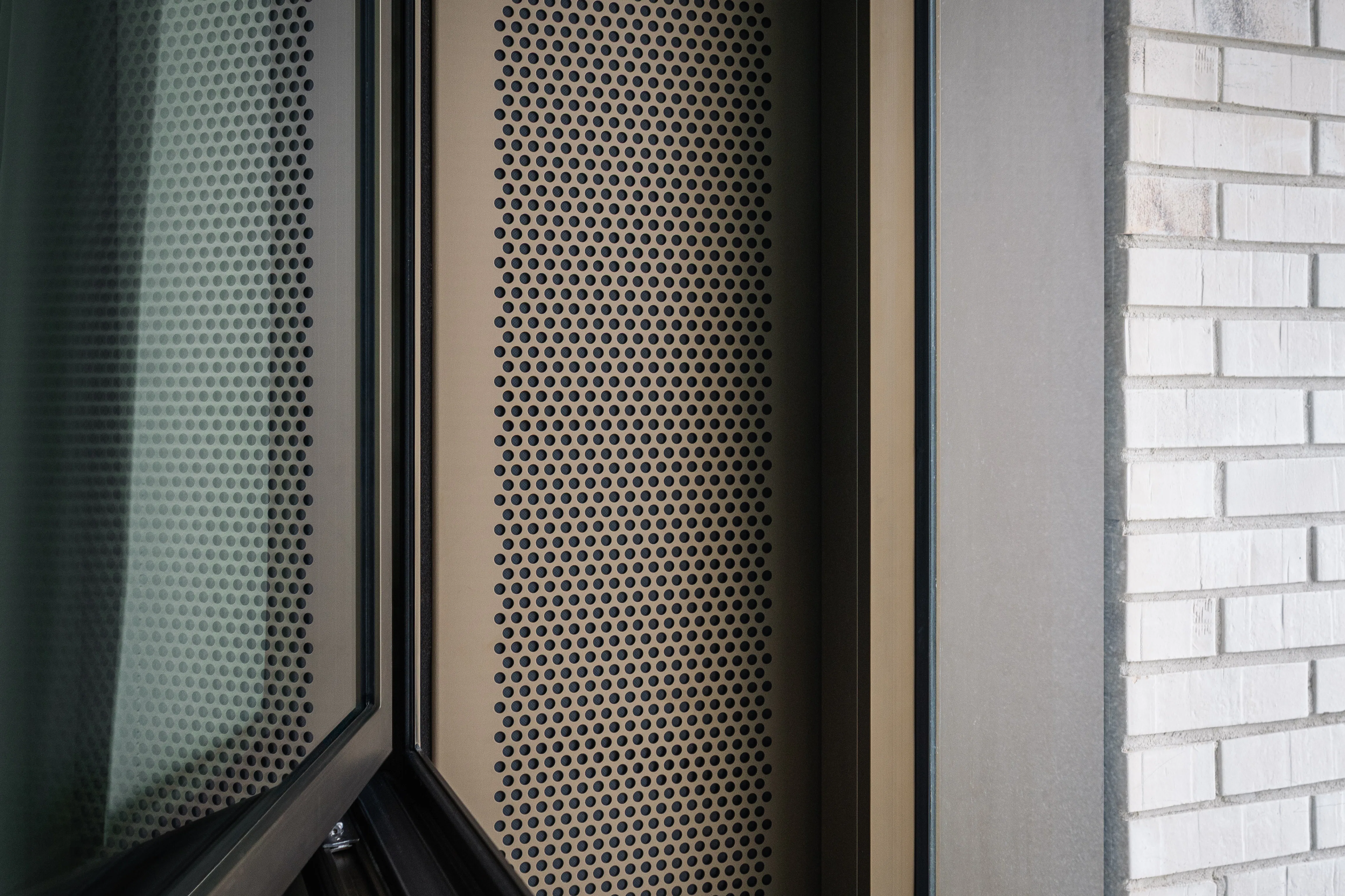 Close-up van het Harbour Fenster in Lighthouse, Eindhoven. 