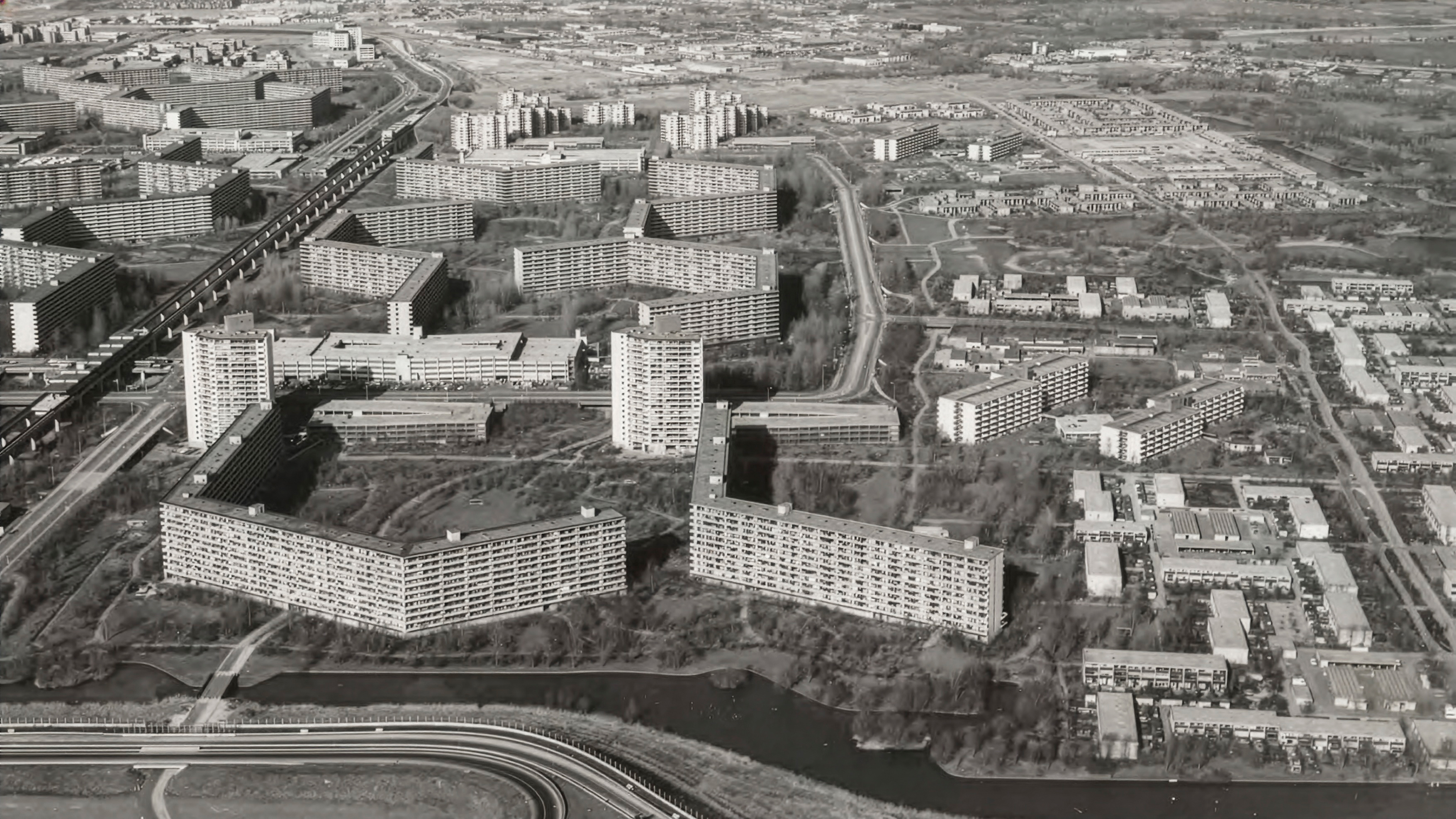 Bijlmermeer Amsterdam Zuid Oost. Beeld Bijlmer Museum.