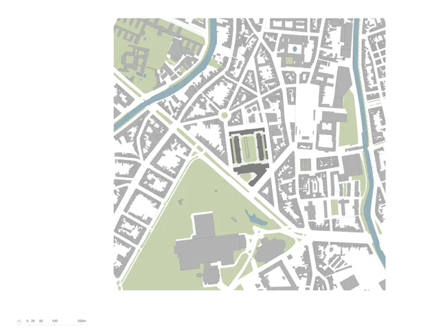 Situatietekening. Beeld Sergison Bates architects