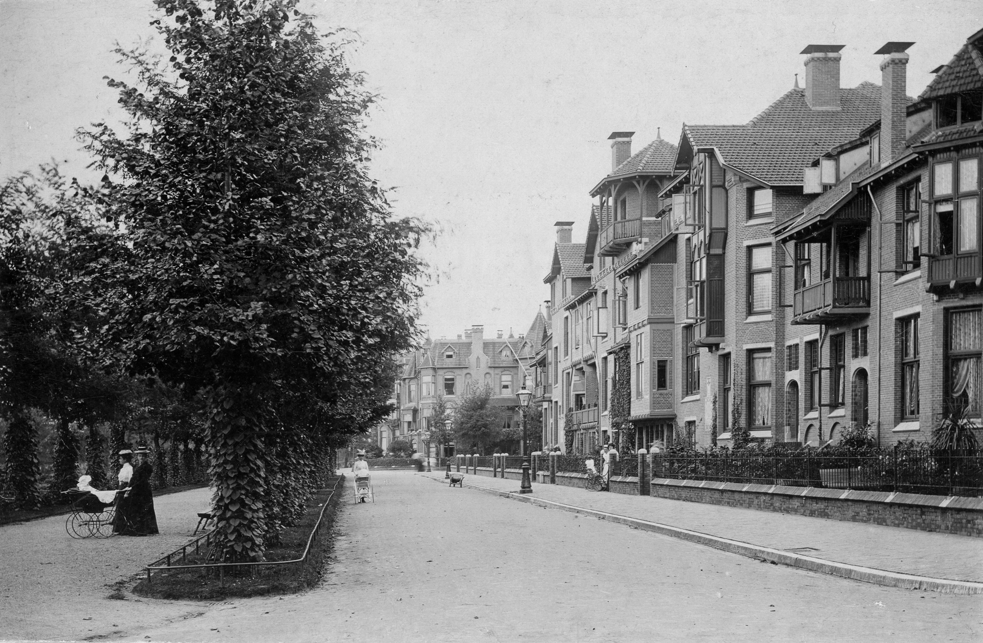 Historische foto Herenhuis Wilhelminapark. Utrecht Stadsarchief
