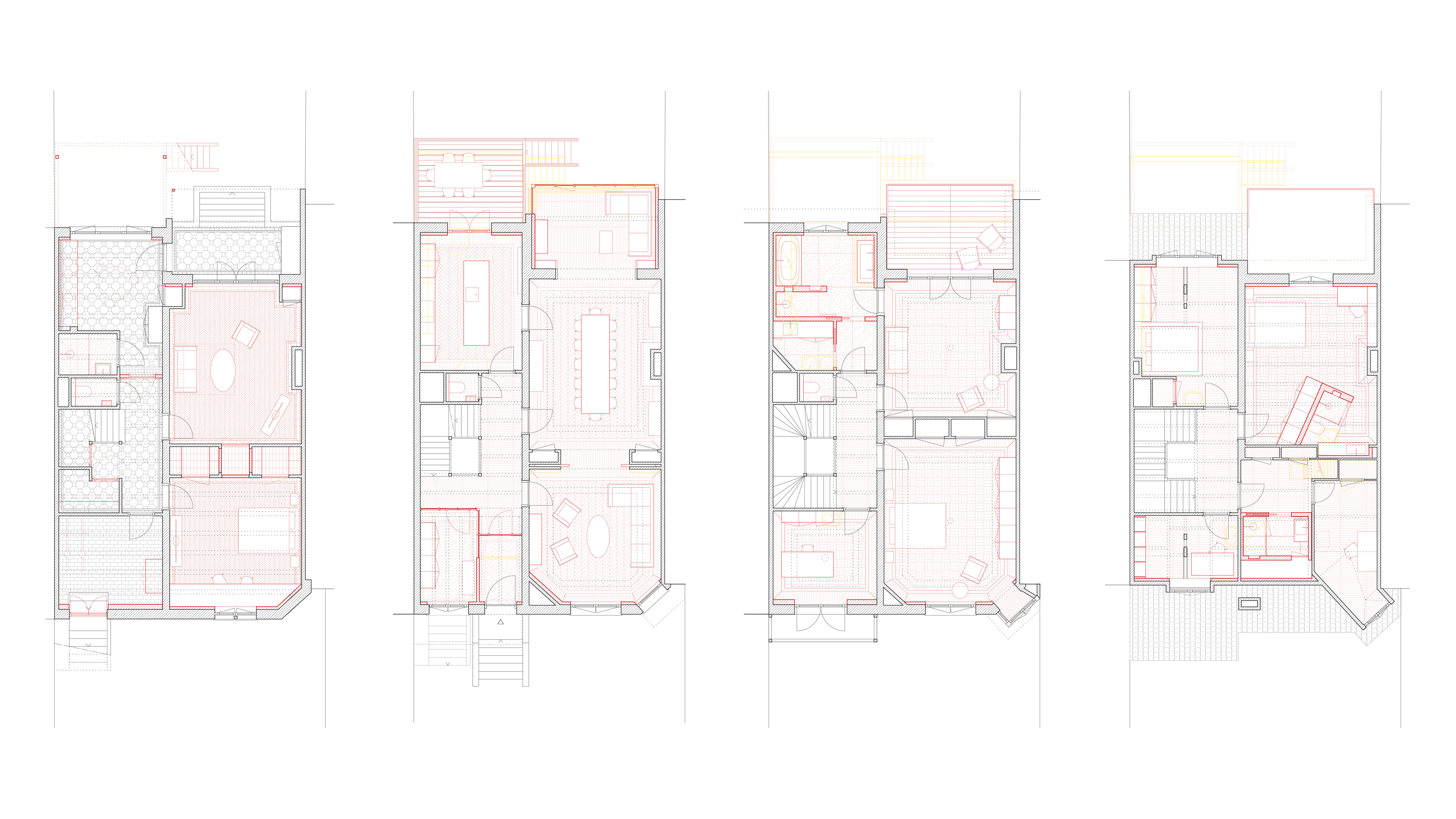 Plattegronden. Beeld Serge Schoemakers Architects