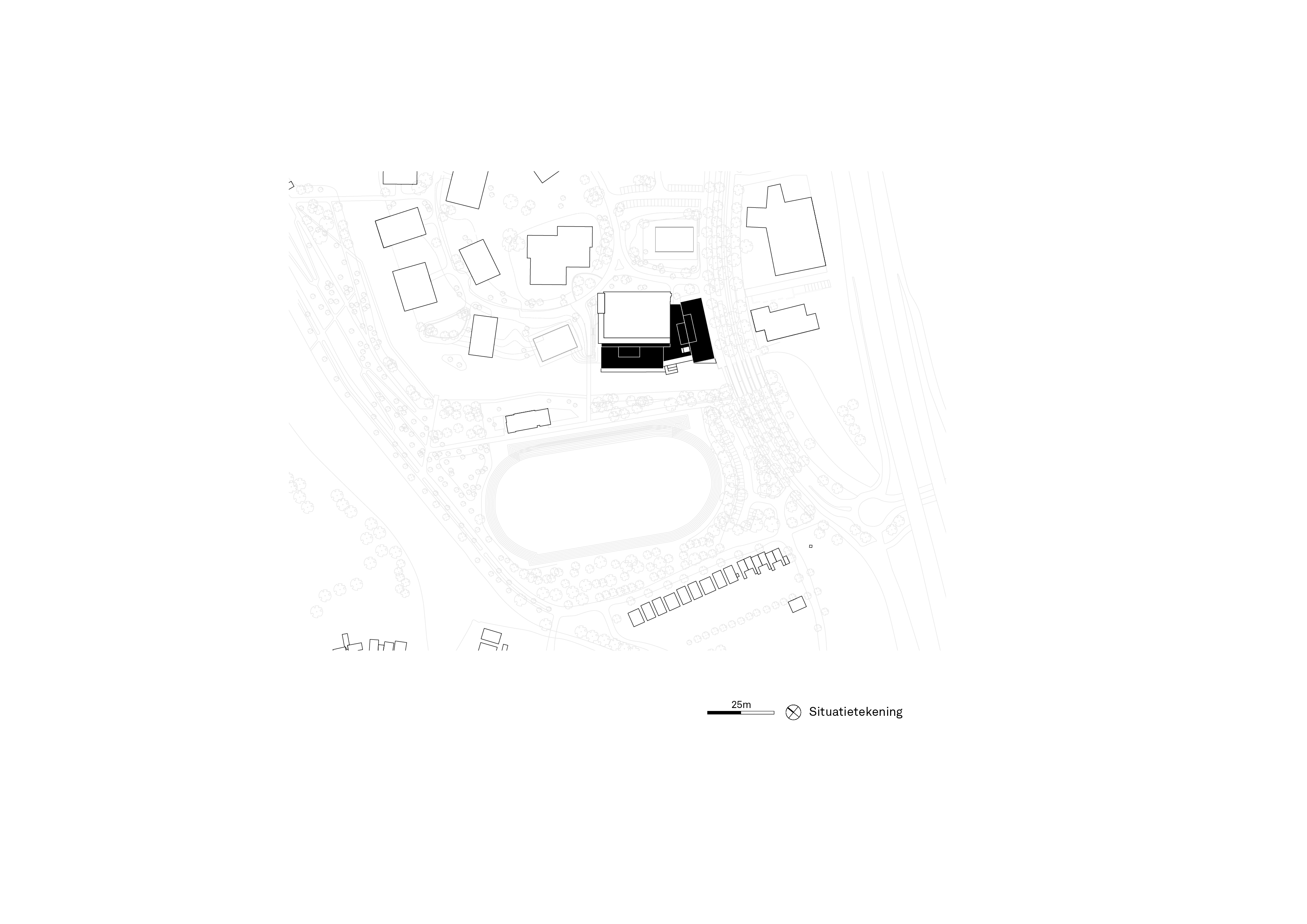 Situatietekening. Beeld Studio Ard Hoksbergen